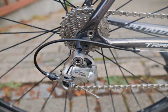 Fahrrad Specialized Rennrad schwarz (nach dem Service)