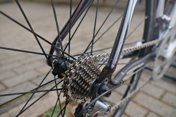 Fahrrad Specialized Rennrad schwarz (nach dem Service)