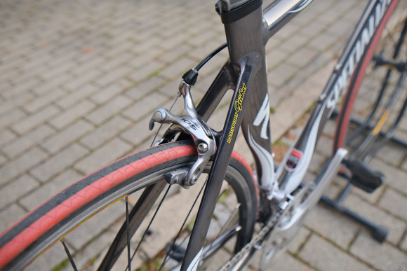 Fahrrad Specialized Rennrad schwarz (nach dem Service)